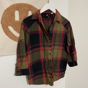 Urban Outfitters BDG Oversized Fit Plaid Shirt / Size XS
